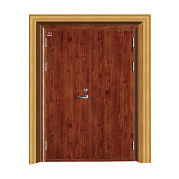 Steel and wood fire doors